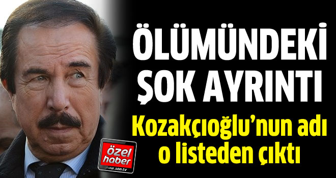 Kozakçıoğlu'nun adı DHKP-C'nin ölüm listesinden çıktı