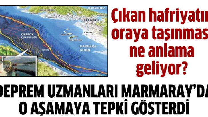 Deprem uzmanlarından Marmaray tepkisi