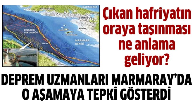 Deprem uzmanlarından Marmaray tepkisi