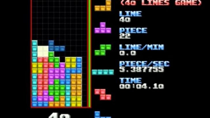 Tetris dünya rekoru: 19.68 saniyede 40 satır!