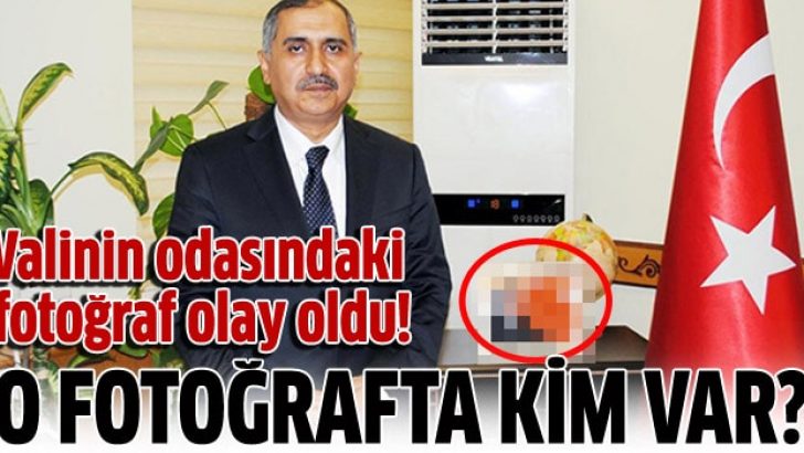 Vali odasındaki Erdoğan fotoğrafı olay oldu