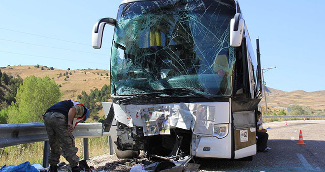 Erzincan'da trafik kazası
