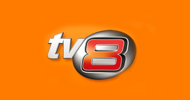 Tv8 logosunu değiştirdi