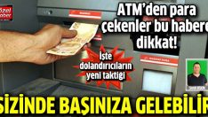 ATM’den para çekenler dikkat