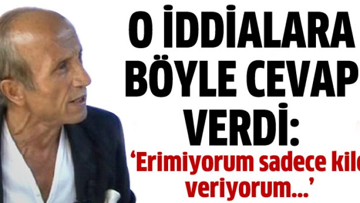 Yaşar Nuri Öztürk ‘eriyor’ iddialarına cevap verdi