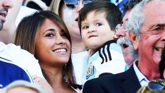Messi’nin oğlu maçı böyle izledi! – Messi’nin oğlu