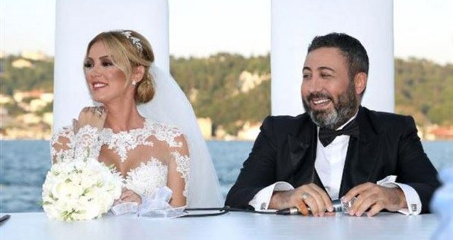 Petek Dinçöz ile evlenen Serkan Kodaloğlu nikaha geç kaldı