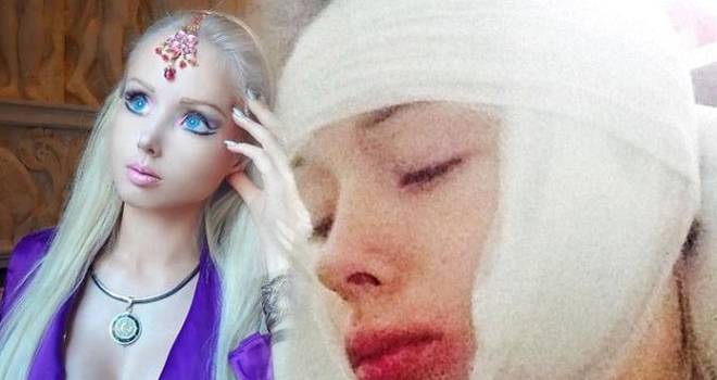 Barbie bebek Valeria Lukyanova saldırıya uğradı