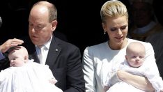 Monako Prensi’nin ikizleri vaftiz edildi