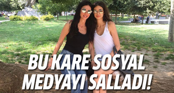 Defne Samyeli ve kızı sosyal medyayı salladı