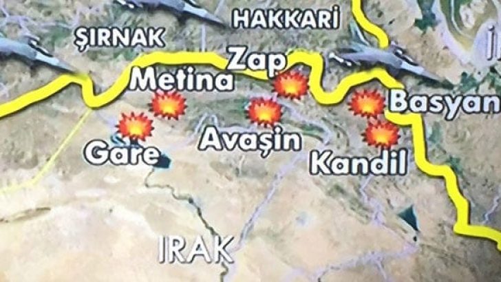 Türk jetlerinden PKK kamplarına operasyon