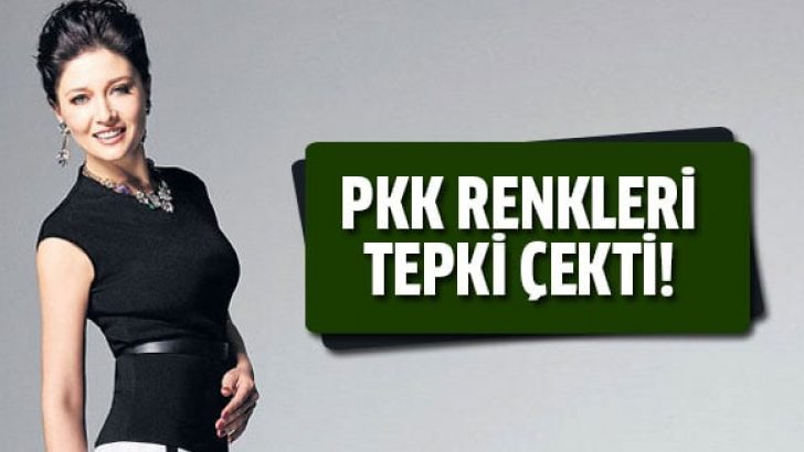 Nurgül Yeşilçay’ın resmindeki PKK renkleri tepki çekti