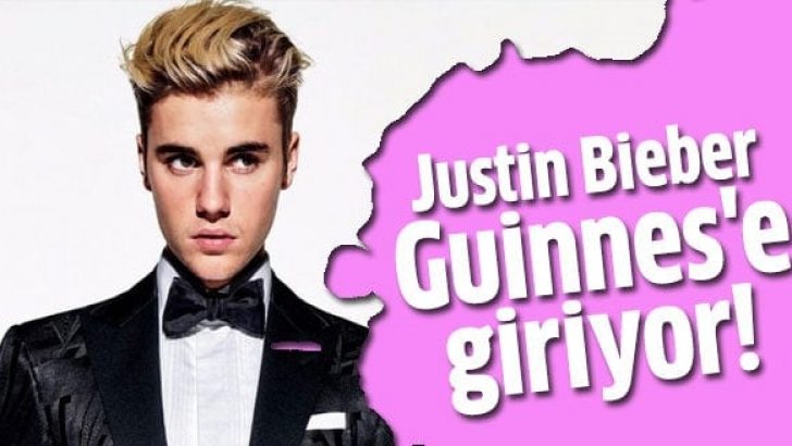 Justin Bieber Guinnes’e giriyor