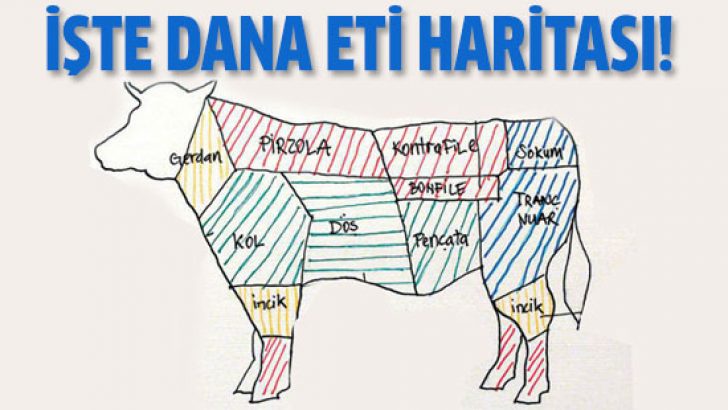 Dana eti haritası!