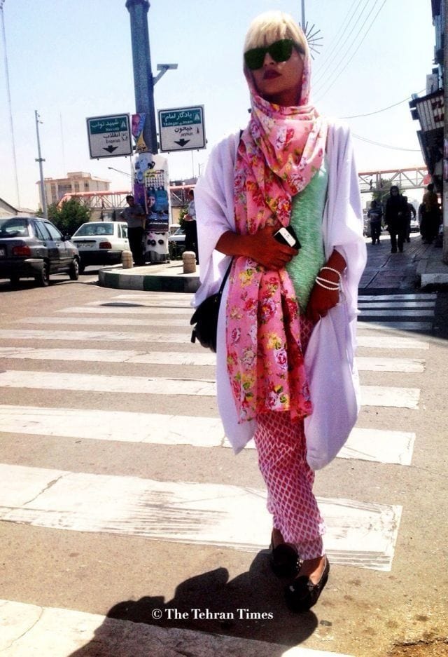 İran'ın sokakları rengarenk