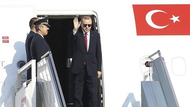 Cumhurbaşkanı Erdoğan üçlü zirve için Tahran’a gitti
