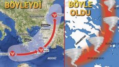 İzmir Tropik Fırtına Zorba yön değiştirdi
