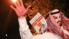 Dostları, Kaşıkçı cinayetini Suudi konsolosluğu önünde protesto etti
