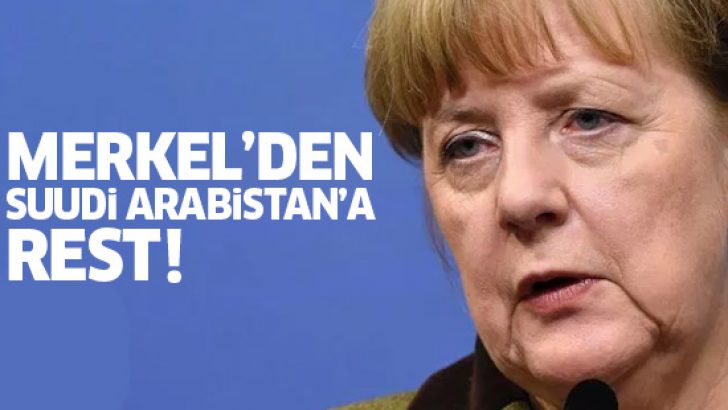 Merkel: Kaşıkçı cinayeti aydınlatılana kadar Suudilere silah satmayacağız!