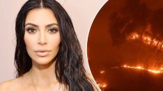 Kim Kardashian California’daki evini özel itfaiye tutarak kurtardı