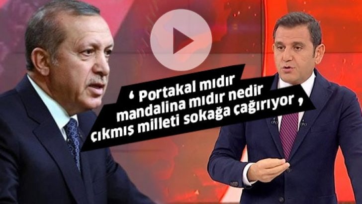 Erdoğan’dan Fatih Portakal’a: Haddini bilmezsen…