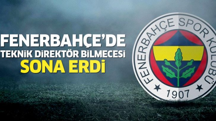 Fenerbahçe’den flaş Teknik Direktör kararı!