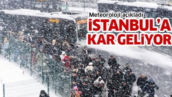 İstanbul’a kar geliyor! Bu geceye dikkat! (İstanbul hava durumu)