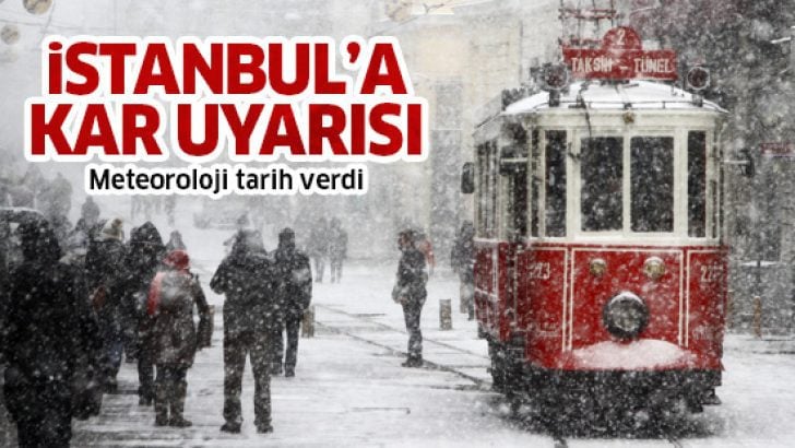 İstanbul’a yeniden kar geliyor! Meteoroloji tarih verdi (5 günlük haritalı hava durumu)
