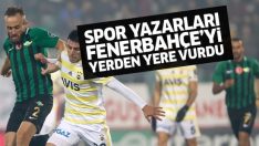Spor yazarlarından Akhisarspor Fenerbahçe maçı değerlendirmesi
