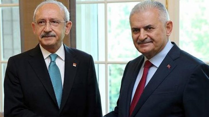 TBMM Başkanı Binali Yıldırım, Kılıçdaroğlu ile bir araya geldi
