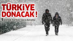 Bugünden itibaren İstanbul’da tüm yurtta hava buz kesecek! İzlanda soğuğu geliyor… (5 günlük haritalı hava durumu)
