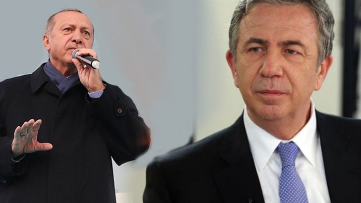 Cumhurbaşkanı Erdoğan, Mansur Yavaş’ı seçim afişi üzerinden eleştirdi