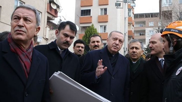 Erdoğan Kartal’da çöken binanın enkazına inceledi!