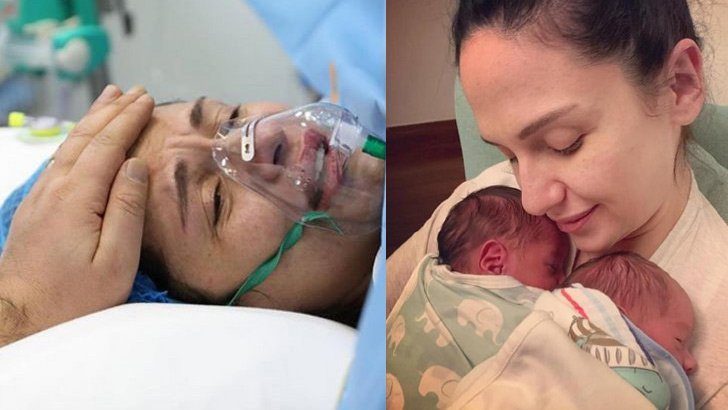 Sinem Öztürk ve Mustafa Uslu bebekleriyle ilk kez poz verdi
