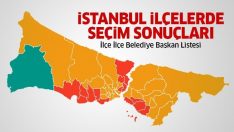 İstanbul 2019 yerel seçim sonuçları (İstanbul’un ilçeleri belediye başkanları listesi)
