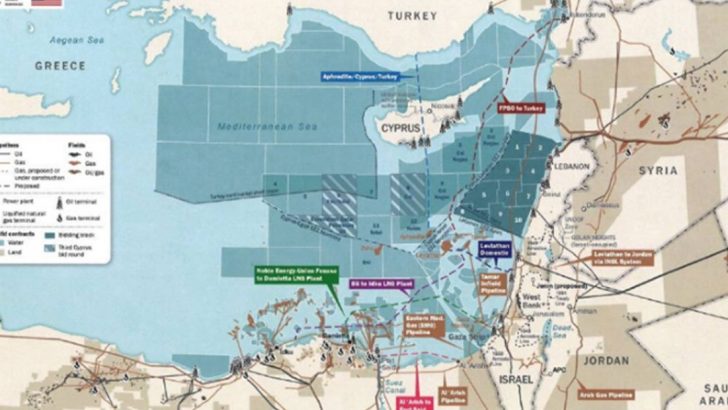 Türkiye o oyunu bozdu! Beyaz Saray’da asılı Doğu Akdeniz haritası