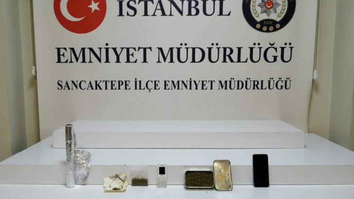 İstanbul Sancaktepe’de uyuşturucu operasyonu
