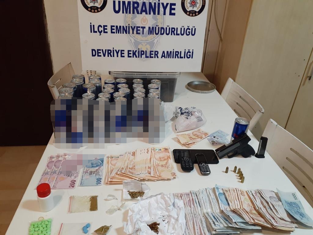 İstanbul Ümraniye'de uyuşturucu operasyonu