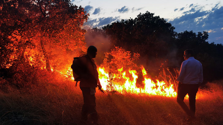 Bulgaristan’daki söndürülemeyen yangın için Edirne’de kriz masası oluşturuldu