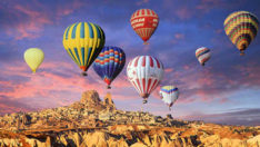 Kapadokya’da balon turları, 5 ay sonra yeniden başladı
