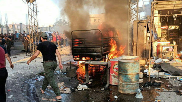 Afrin’de bomba yüklü araçla saldırı: 7 ölü, 40 yaralı