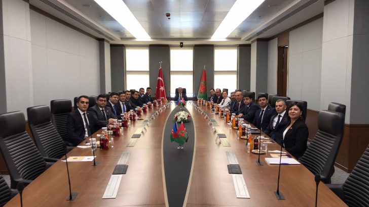 Yargıtay Cumhuriyet Başsavcısı Bekir Şahin, Azerbaycanlı heyeti kabul etti