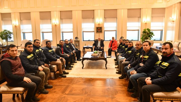 Yargıtay Başkanı Mehmet Akarca deprem bölgesine giden gönüllü personeli kabul etti